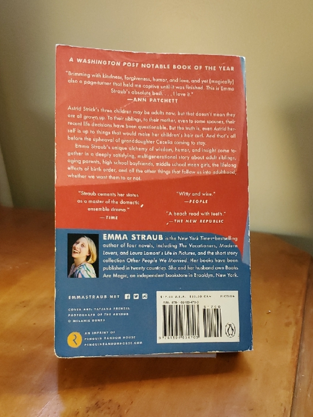 Emma Straub "All Adults Here" Paperback - Yellow Cover (9) - Picture 2 of 7